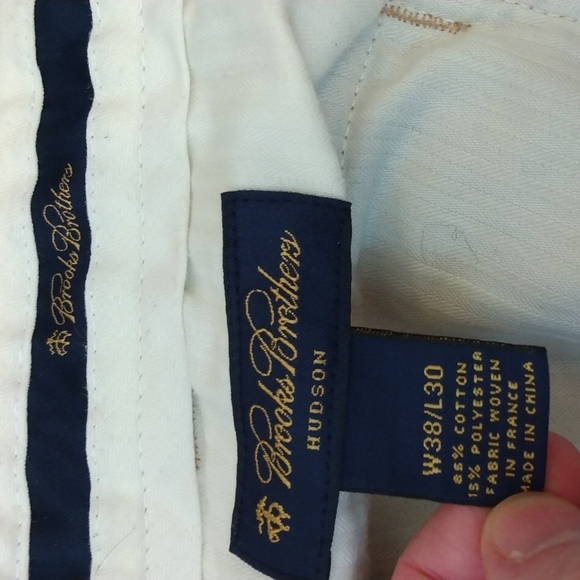 Brooks Brothers Tan Wide Wale Cotton Blend Corduroy Pants 37 - 28.5 - Picture 7 of 9